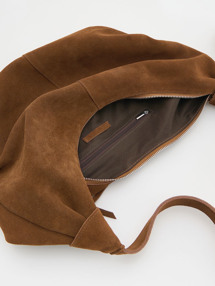 Suede shoulder bag Color brown - RESERVED - 355CN-88X