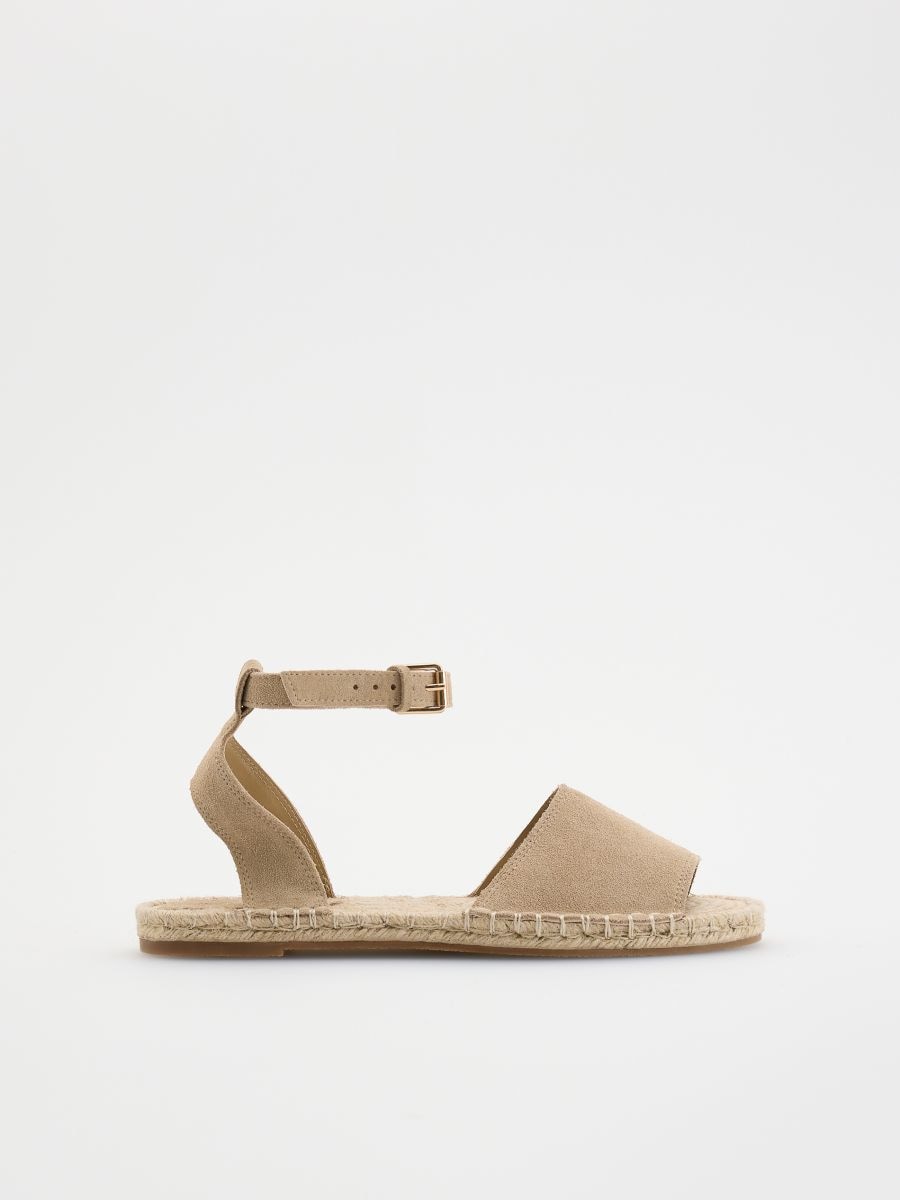 Suede sandals - beige - RESERVED