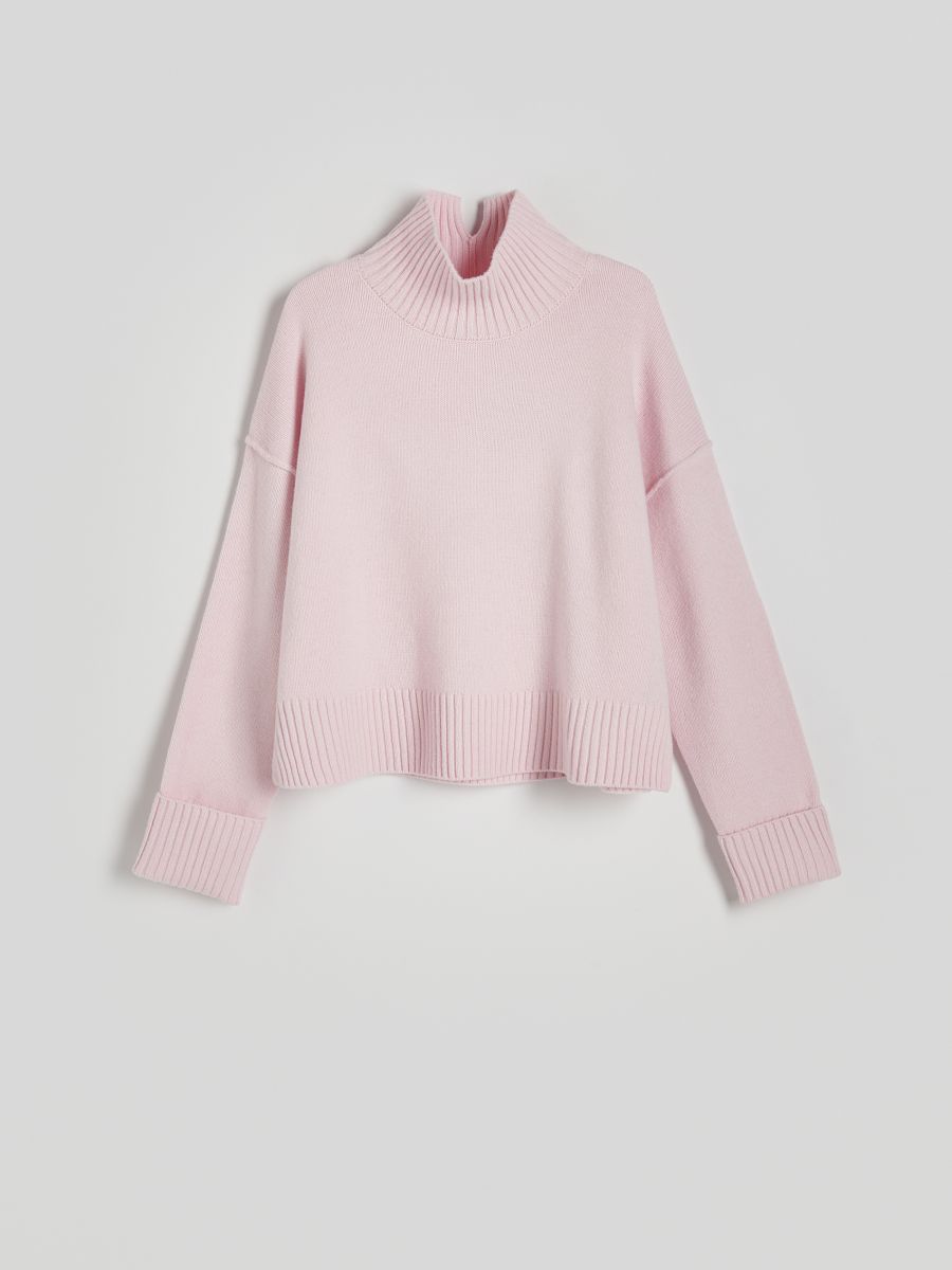 Wool turtleneck - pink - RESERVED - 9
