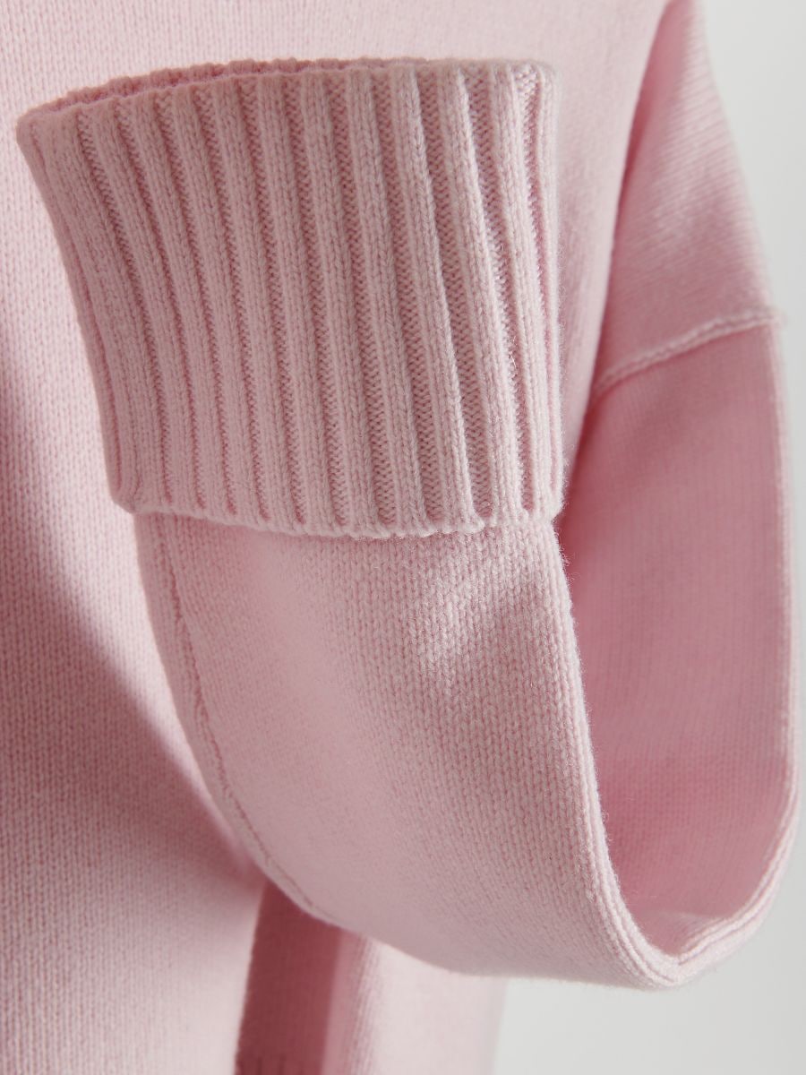Wool turtleneck - pink - RESERVED - 10