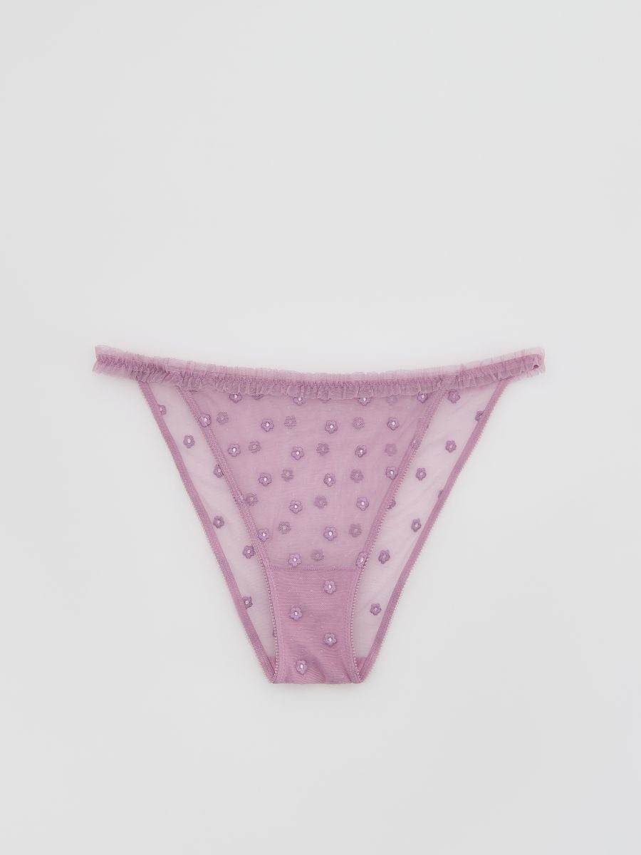 Damen-Slip - violett - RESERVED