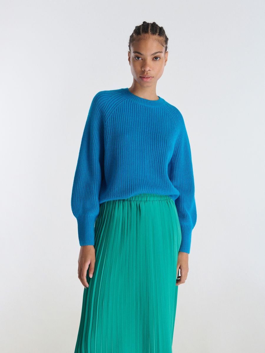 Plain jumper - blue - RESERVED - 2