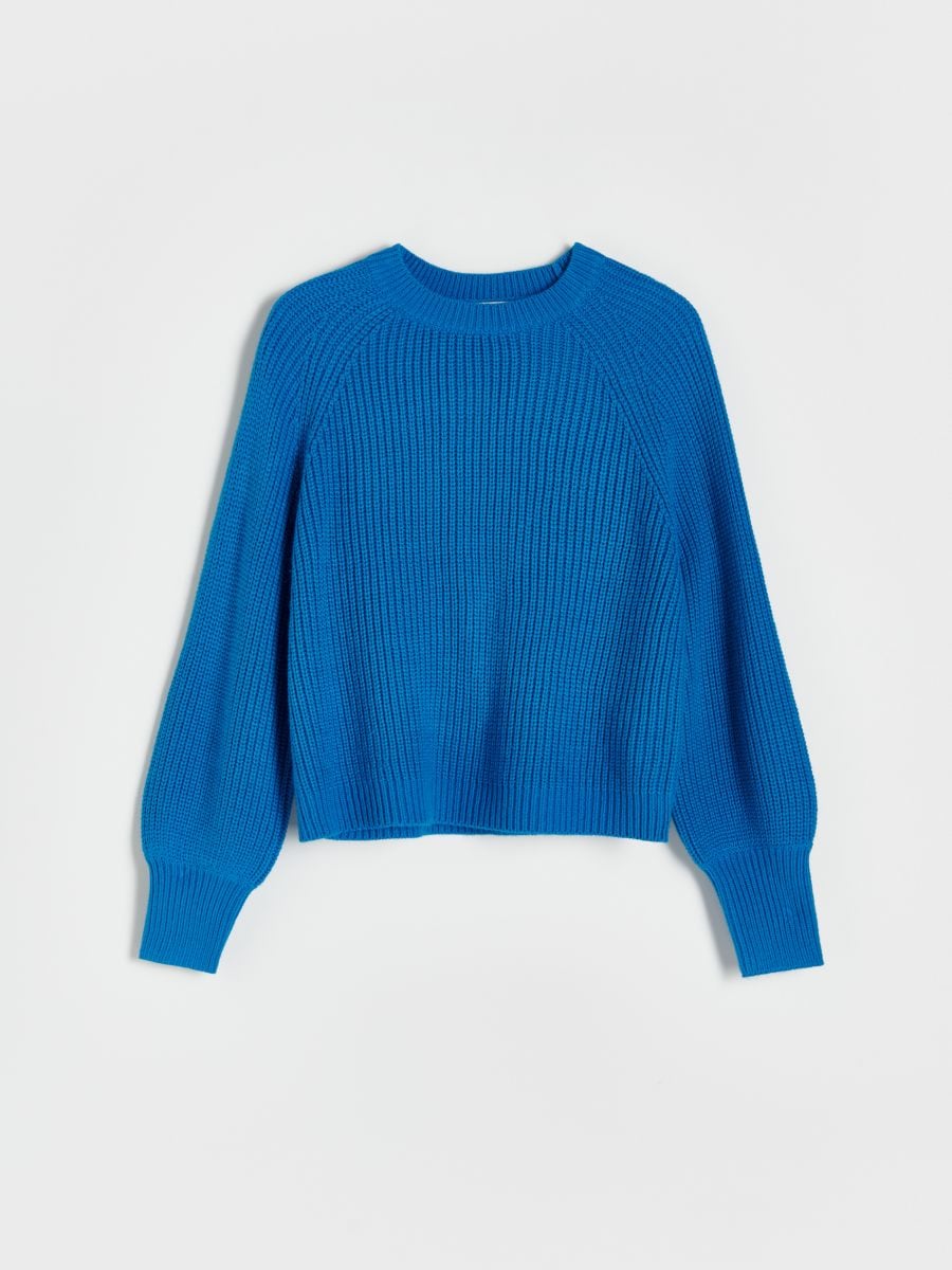 Plain jumper - blue - RESERVED - 4