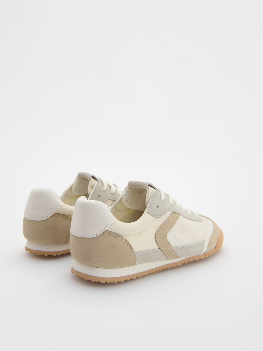 Combined materials sneakers - multicolor - RESERVED - 5