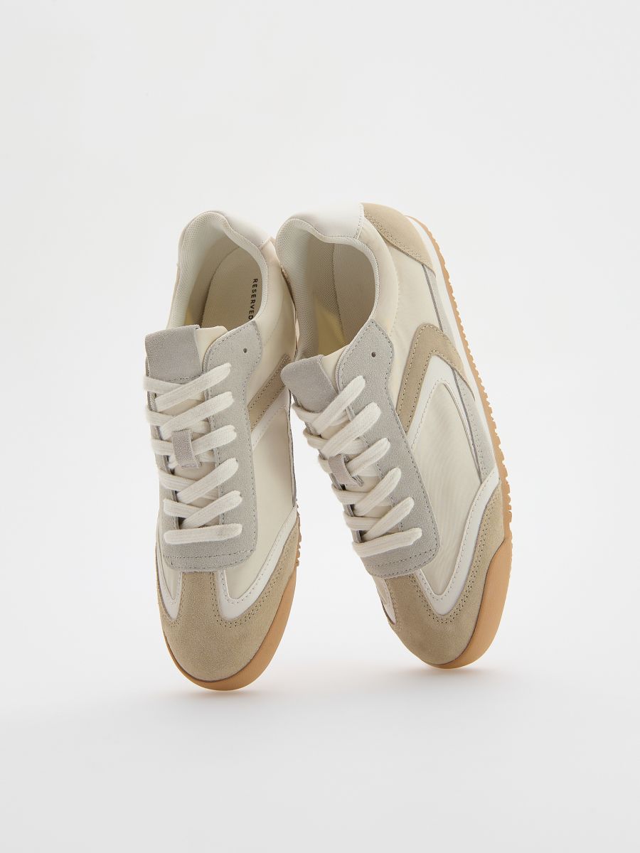 Combined materials sneakers - multicolor - RESERVED - 3