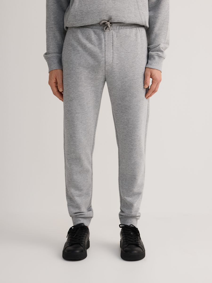 Cotton rich sweatpants - light grey - RESERVED