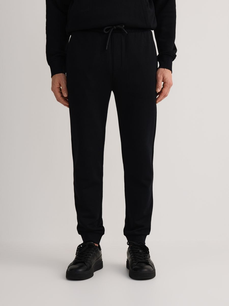 Cotton rich sweatpants - black - RESERVED