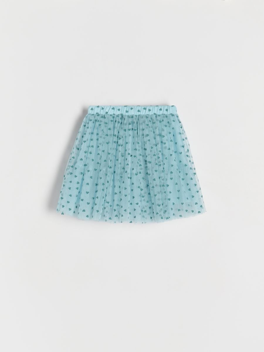 GIRLS` SKIRT - hele türkiissinine - RESERVED