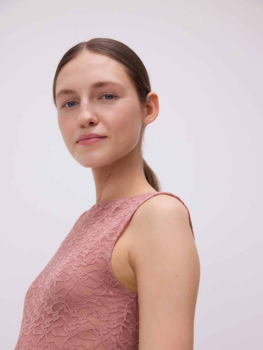 LADIES` BLOUSE BODY - PASTELROZE - RESERVED - 3