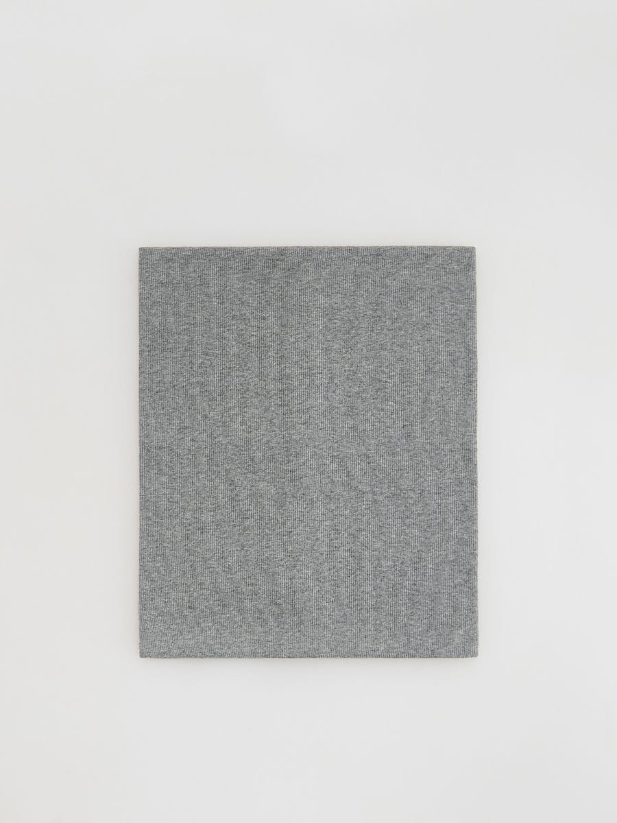 Cotton rich snood - dark grey - RESERVED