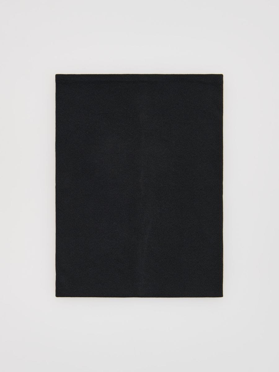 Cotton rich snood - black - RESERVED