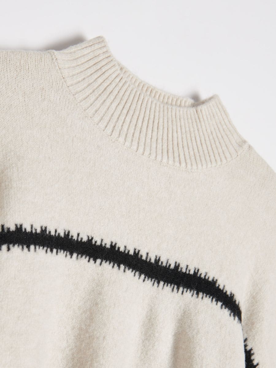 Oversized stripe jumper - multicolor - RESERVED - 5