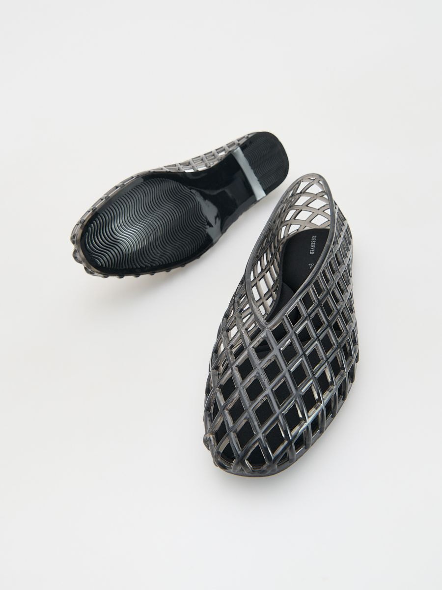 LADIES` FLIP-FLOPS - tamno siva - RESERVED - 4