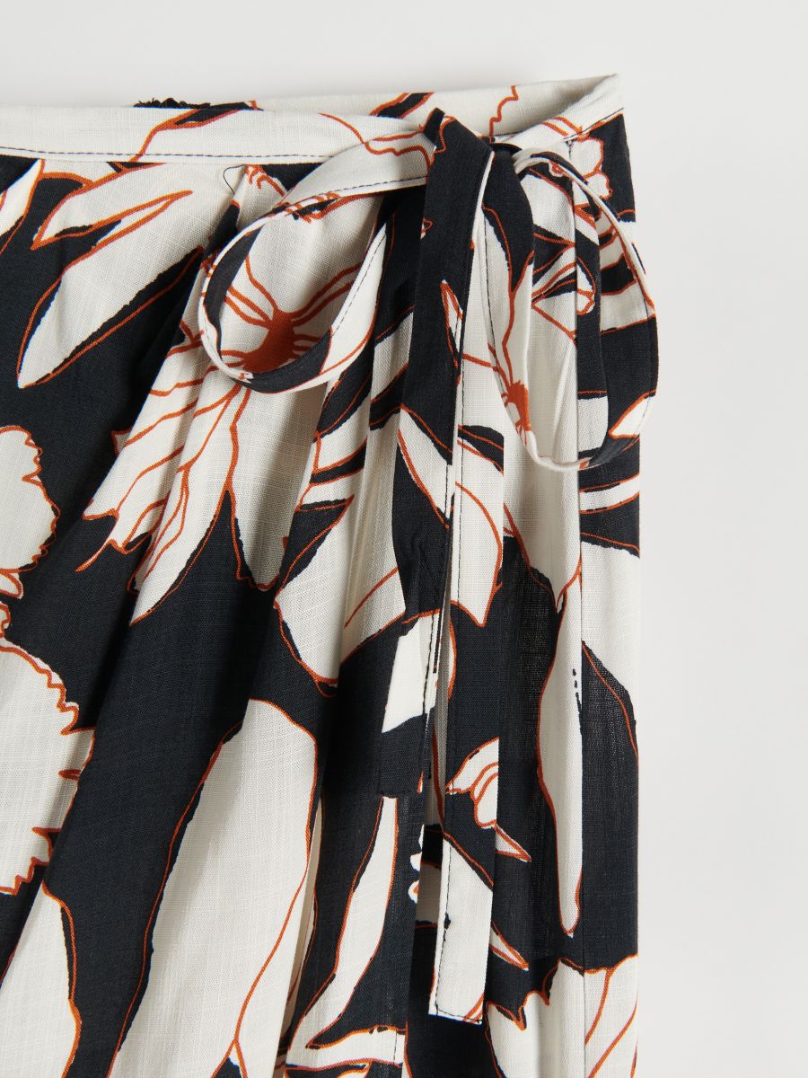 Patterned midi skirt - multicolor - RESERVED - 4