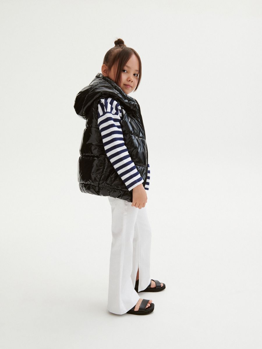 Quilted vest with hood - black - RESERVED - 4