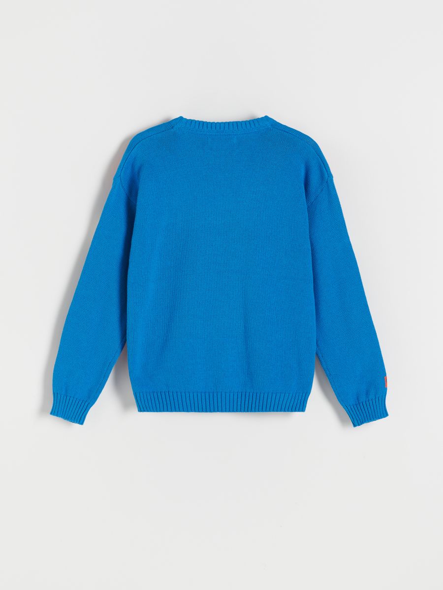 Pull à rayures - Bleu - RESERVED - 2