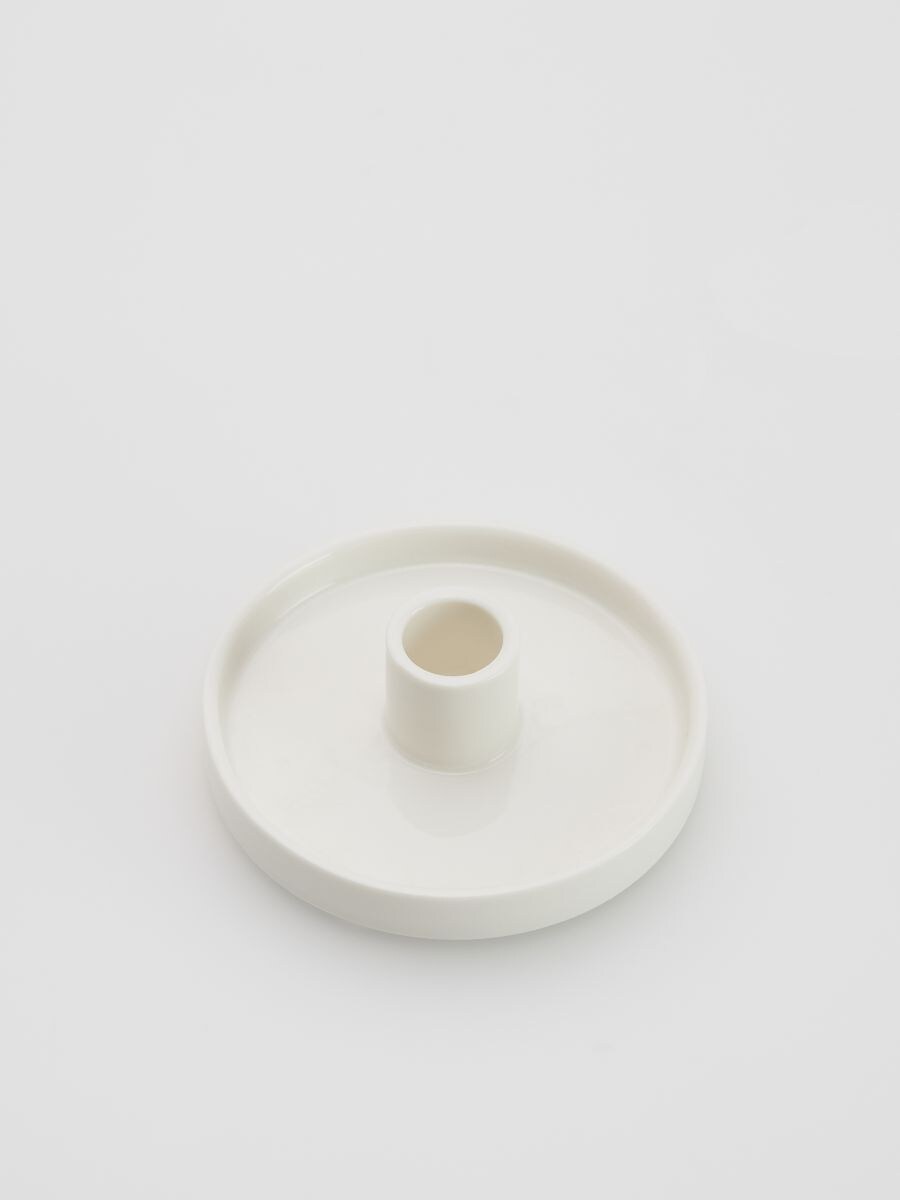 Ceramic candle holder COLOUR white - RESERVED - 3605V-00X