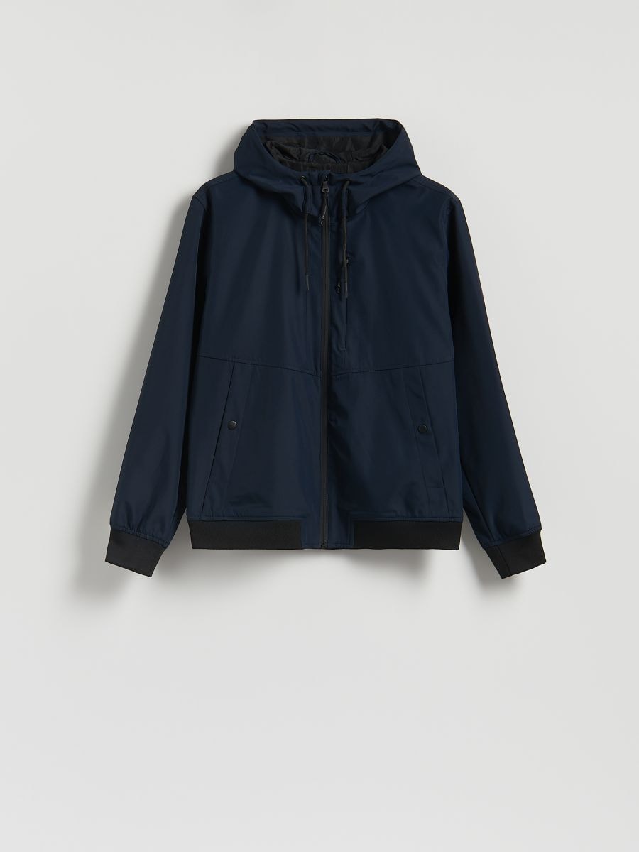 Shell style jacket - navy - RESERVED