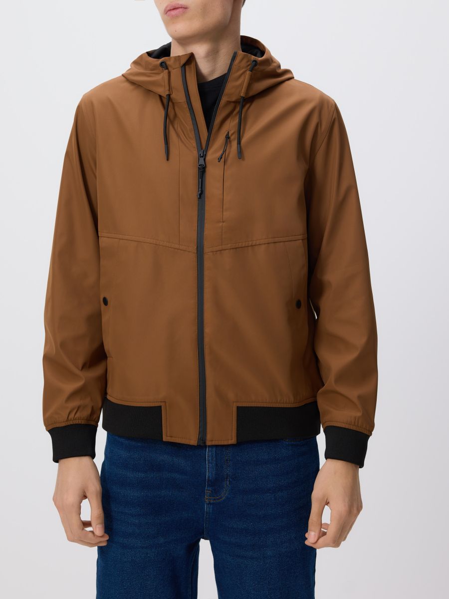 Shell style jacket - beige - RESERVED