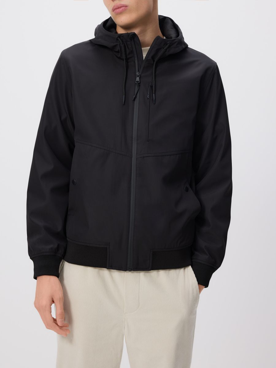 Shell style jacket - black - RESERVED