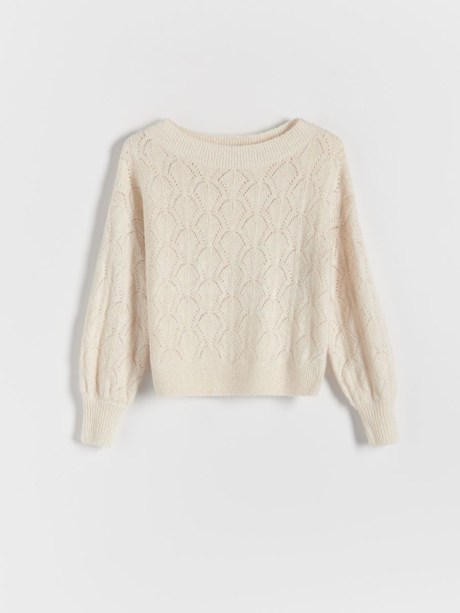 Openwork jumper - beige - RESERVED - 4