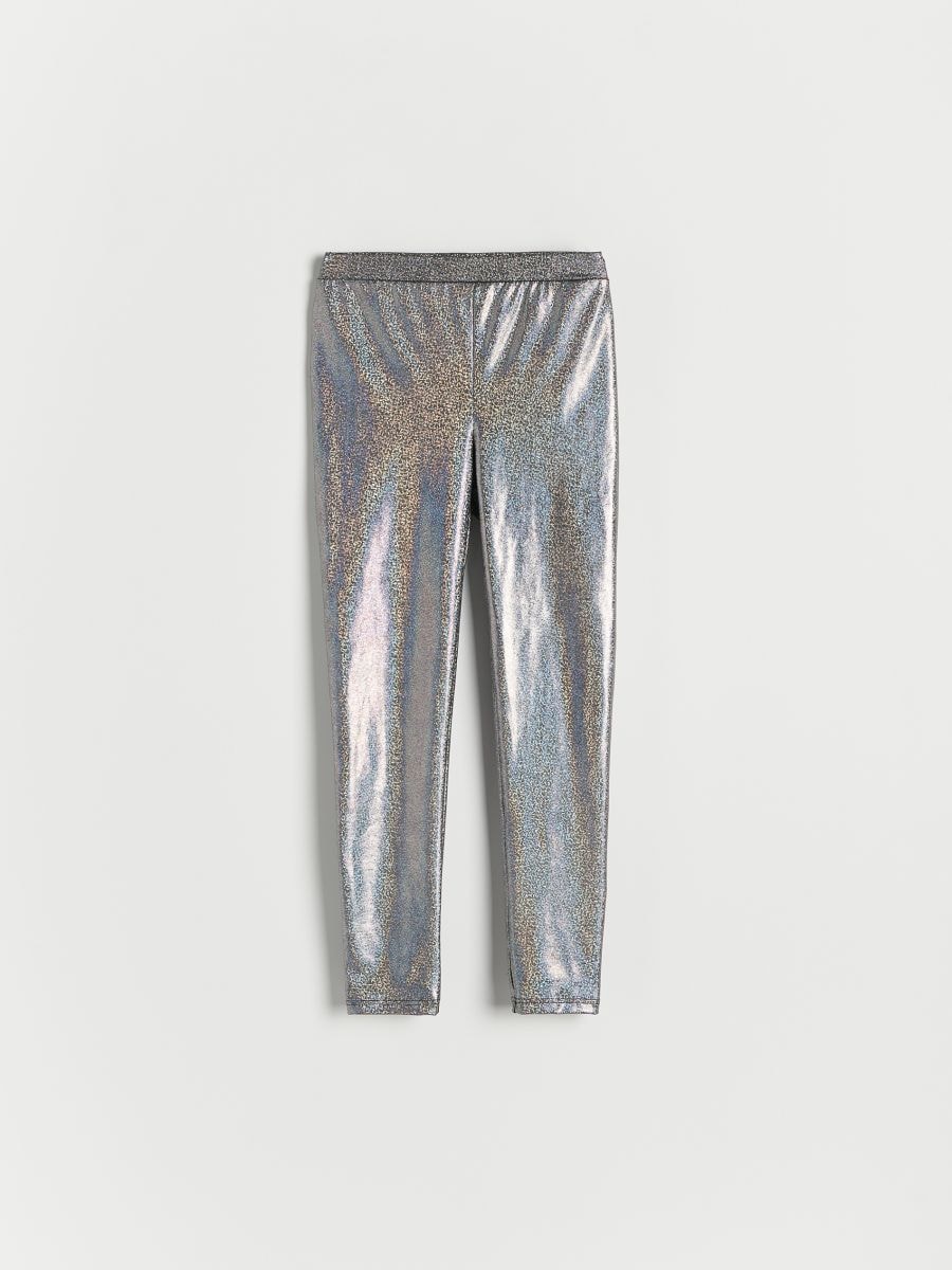 Shiny leggings - silver - RESERVED - 3