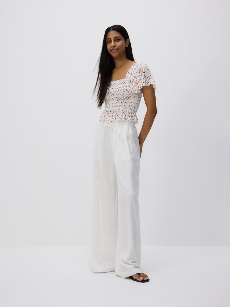 Ruffle blouse - multicolor - RESERVED - 4
