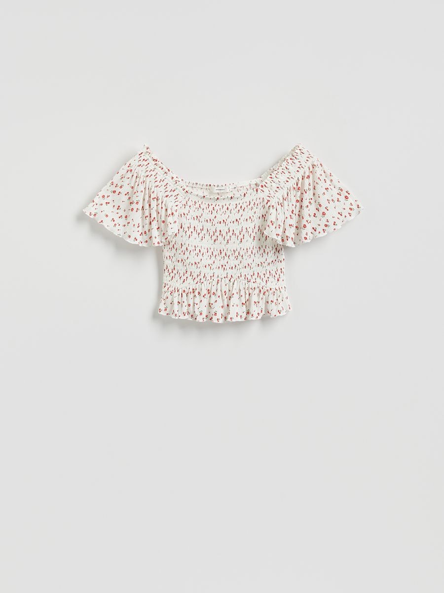 Ruffle blouse - multicolor - RESERVED - 5