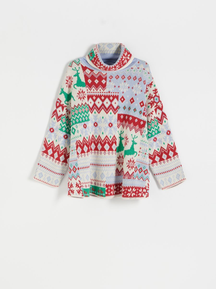 Christmas motif jumper - multicolor - RESERVED - 2