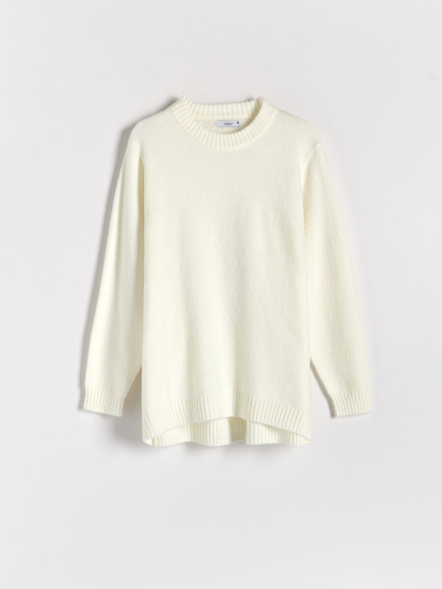 Pulover oversize - crem - RESERVED - 4