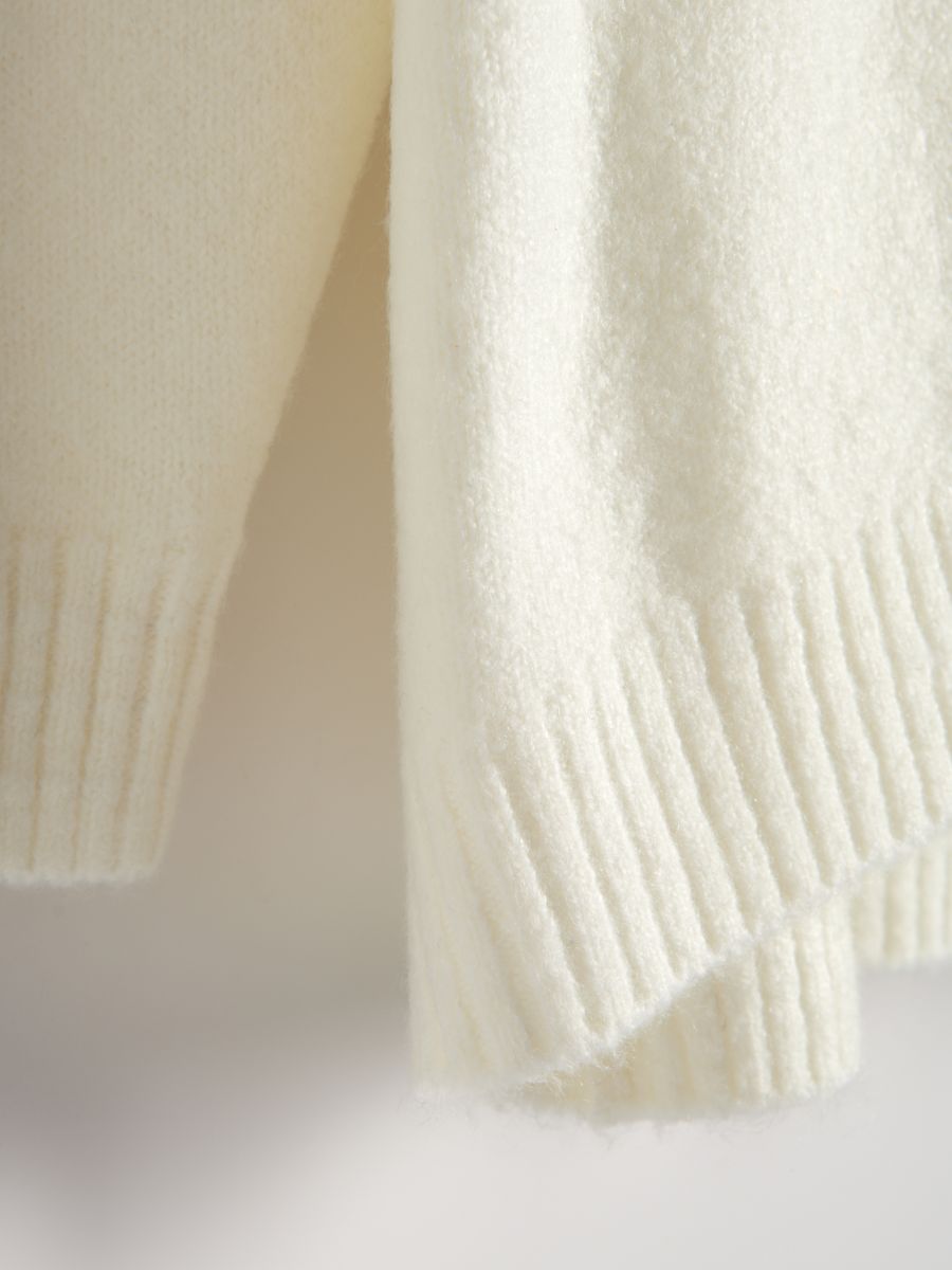 Pulover oversize - crem - RESERVED - 5