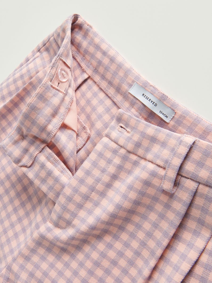 Check trousers - light orange - RESERVED - 5