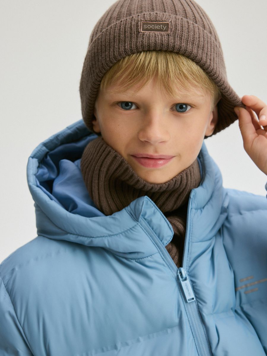 Viscose blend beanie - brown - RESERVED - 4