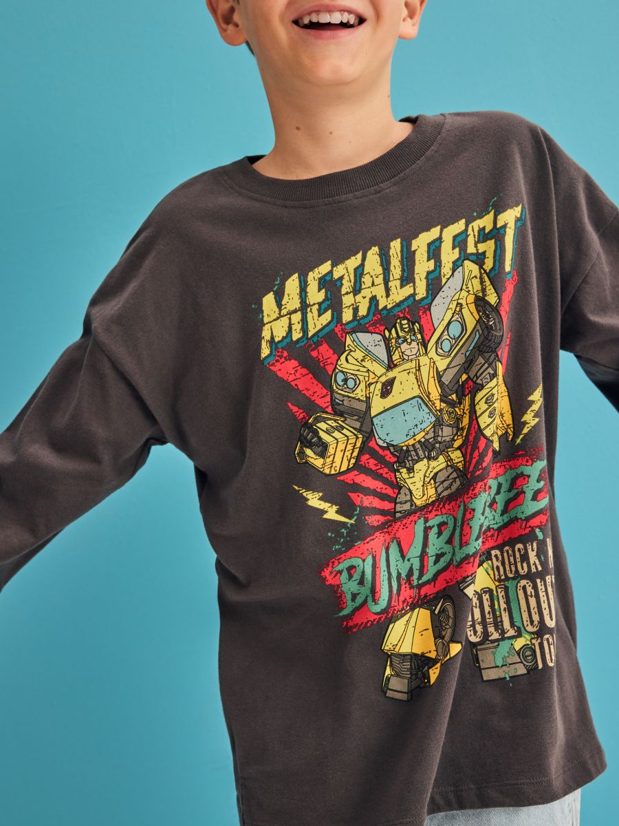 Transformers longsleeve - dark grey - RESERVED - 4