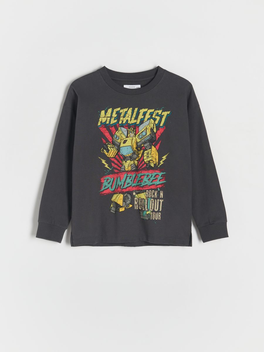 Transformers longsleeve - dark grey - RESERVED - 2
