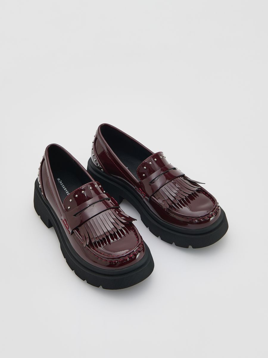 Mocasini lăcuiți - maro - RESERVED