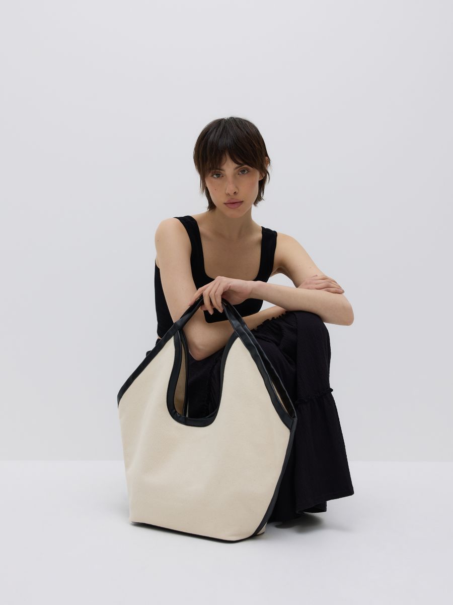 LADIES` BAG - cream - RESERVED