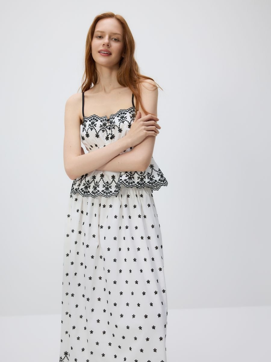LADIES` SKIRT - blanco - RESERVED