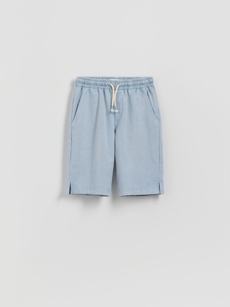 Bermuda shorts - light blue - RESERVED