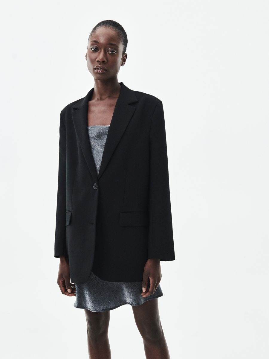 Marynarka oversize - czarny - RESERVED - 2