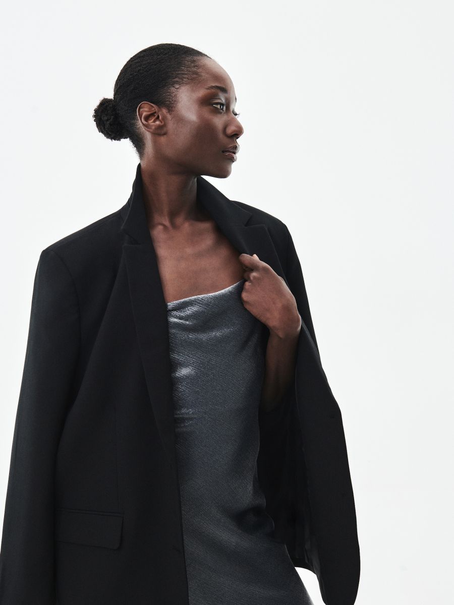 Marynarka oversize - czarny - RESERVED - 3