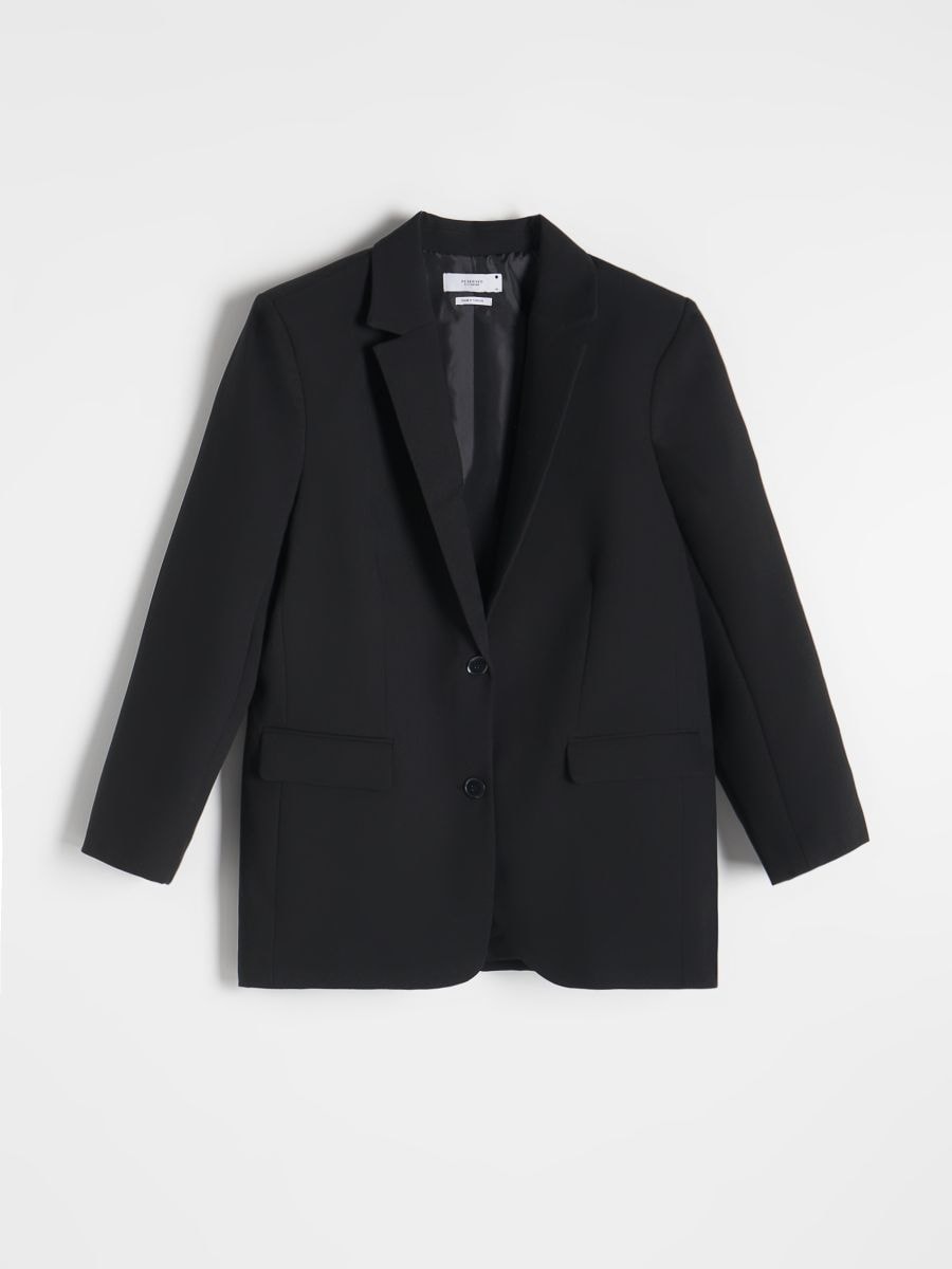 Marynarka oversize - czarny - RESERVED - 4