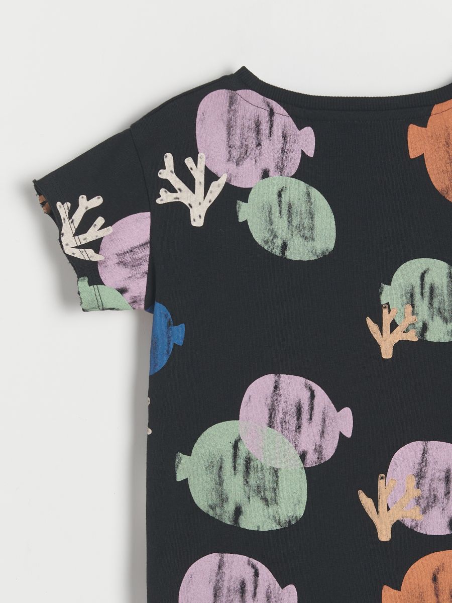 T-shirt with all over print - black - RESERVED - 4