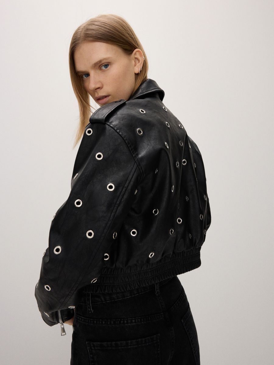 Jacket with decorative details - black - RESERVED - 2
