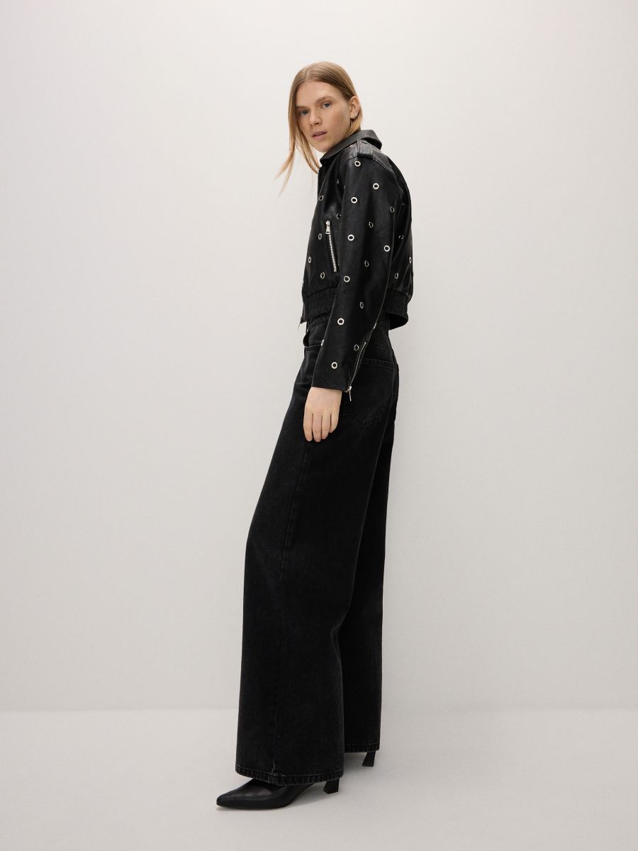 Jacket with decorative details - black - RESERVED - 4