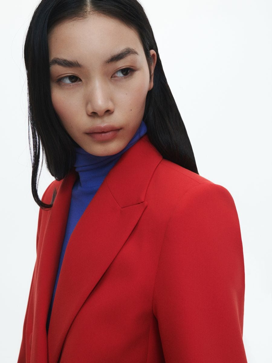 Plain blazer - red - RESERVED - 7