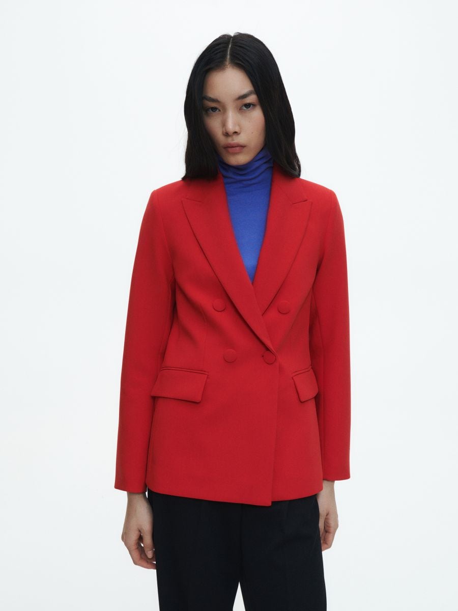 Plain blazer - red - RESERVED - 8