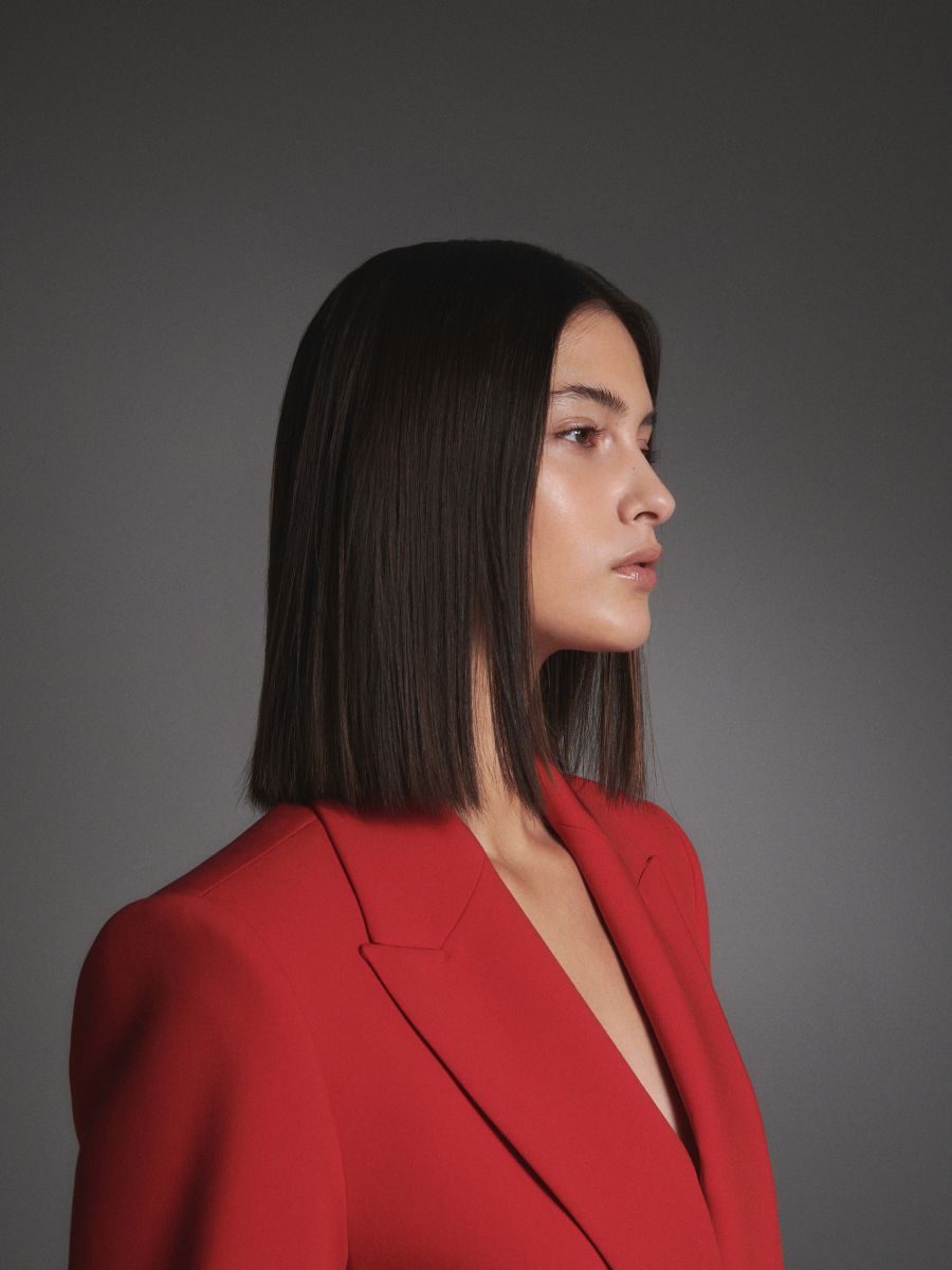 Plain blazer - red - RESERVED - 3