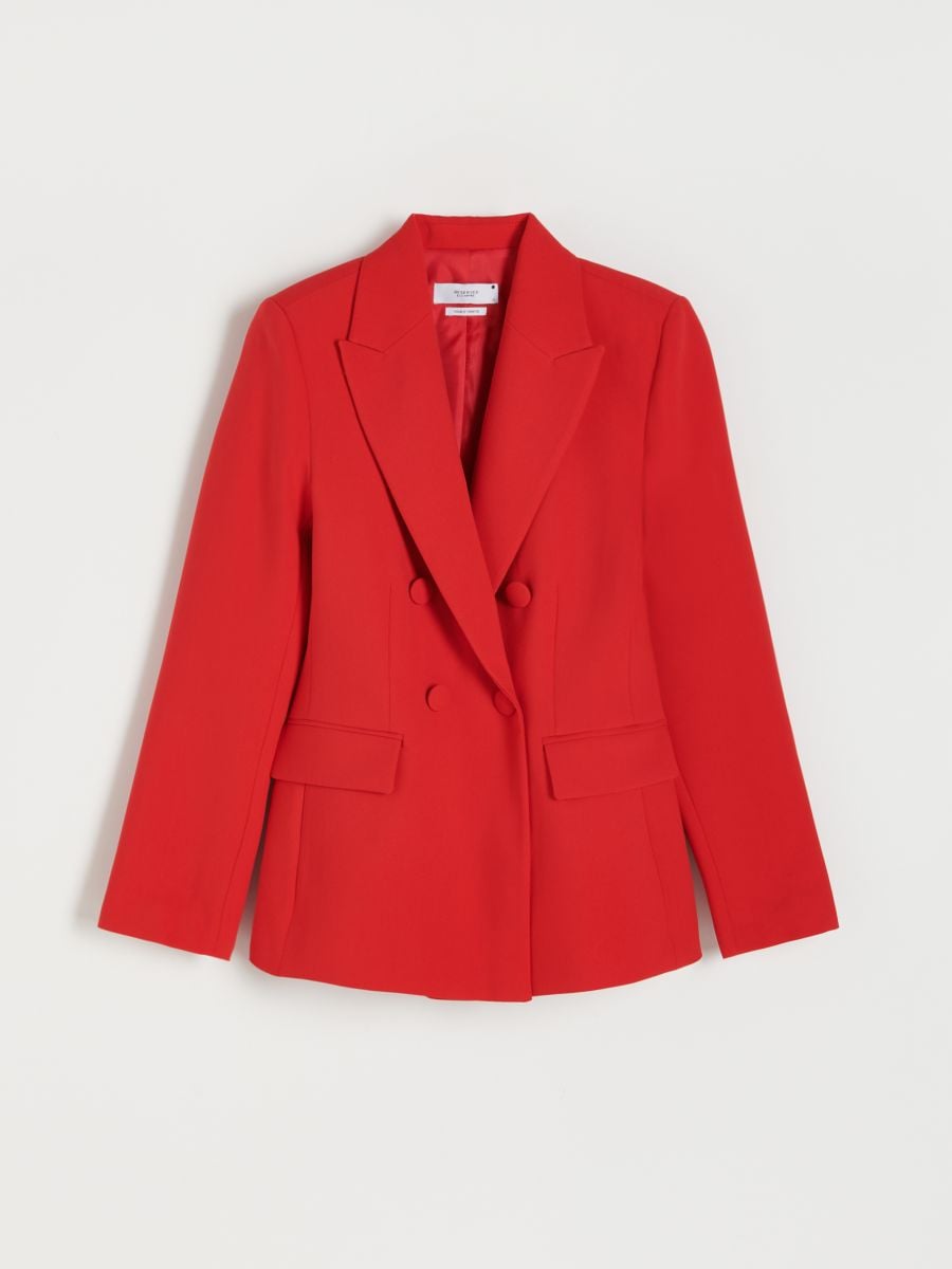 Plain blazer - red - RESERVED - 4
