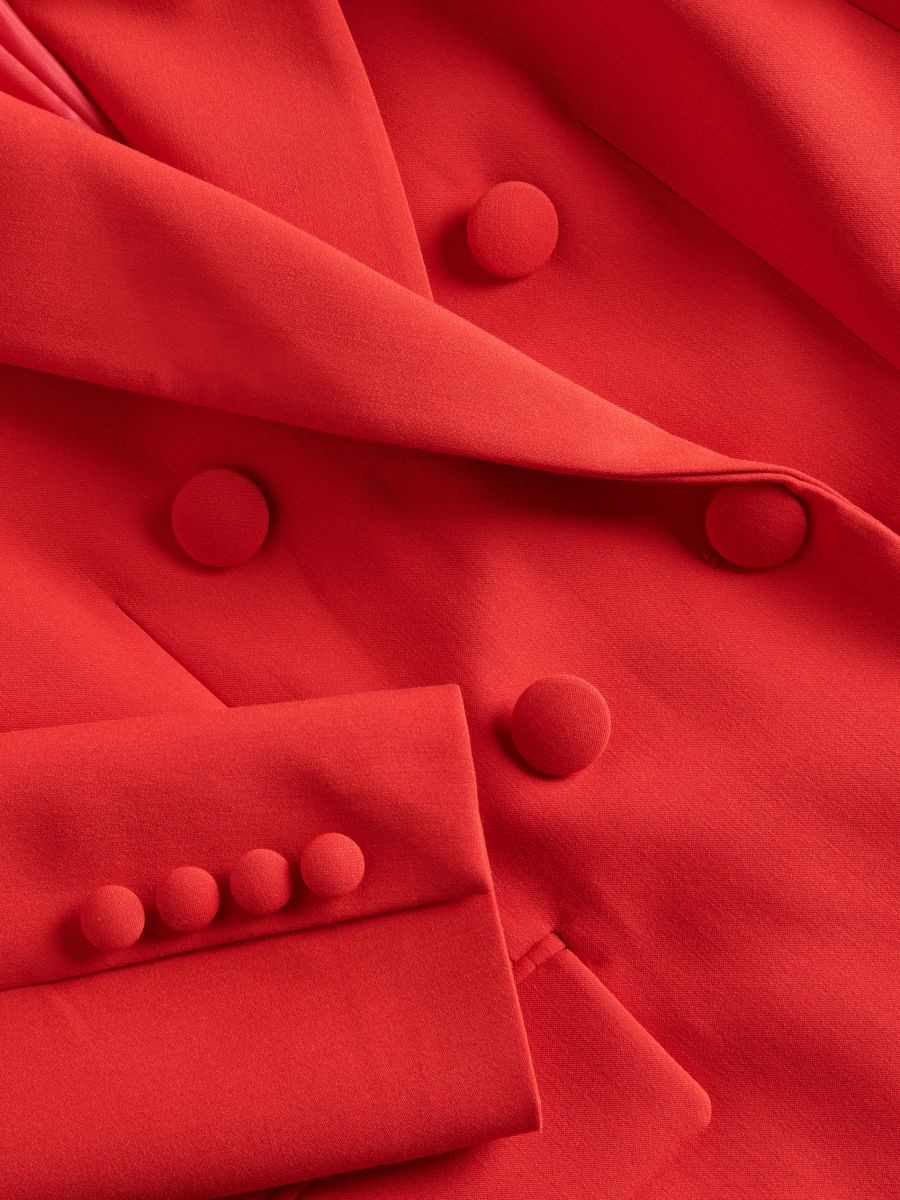 Plain blazer - red - RESERVED - 5
